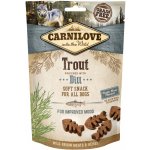 VAFO Carnilove Praha s.r.o. Carnilove Dog Semi Moist Snack Trout&Dill 200g