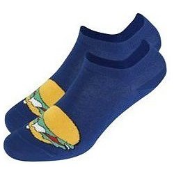 Wola W41.P01 Chlapecké ponožky s vzorem blue