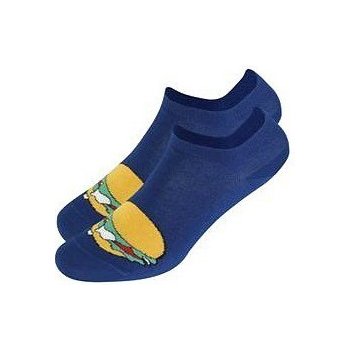 Wola W41.P01 Chlapecké ponožky s vzorem navy