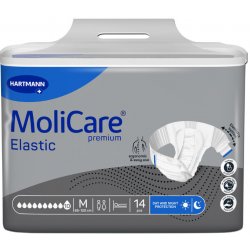 Molicare ELASTIC 10 KAPEK M BOKY 85-120 cm 3696 ml 14 ks