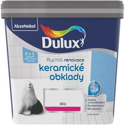 Dulux Renovace keramické obklady 0,75 l bílá – Sleviste.cz