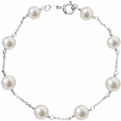Pavona perlový z pravých říčních perel bílý 23008.1
