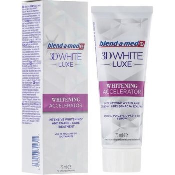 Blend a med 3D White Luxe Whitening Accelerator bělicí zubní pasta 75 ml