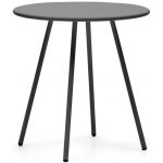Kave Home Montjoi 70 cm Šedý kovový zahradní jídelní stůl – Hledejceny.cz