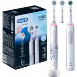 Oral-B Pro 3 3000 Duo White/Junior Frozen – Zboží Živě