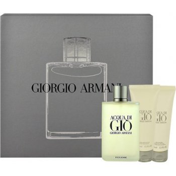 Giorgio Armani Acqua Di Gio Pour Homme EDT 100 ml + sprchový gel 75 ml + balzám po holení 75 ml dárková sada