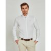 Pánská Košile La Martina košile man shirt L/S poplin strecht bílá