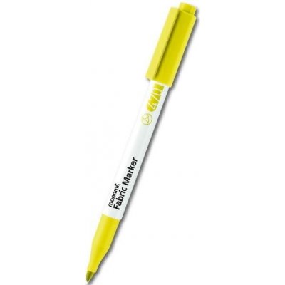 MONAMI Fabric Marker 470 popisovač na světlý textil žlutá / brush – Zboží Dáma