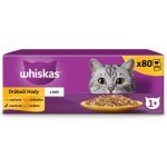 Whiskas 1+ ragú Adult drůbeží výběr v želé 80 x 85 g – Sleviste.cz