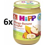 HiPP Bio Jablka s mangem a banány 6 x 190 g – Zboží Mobilmania
