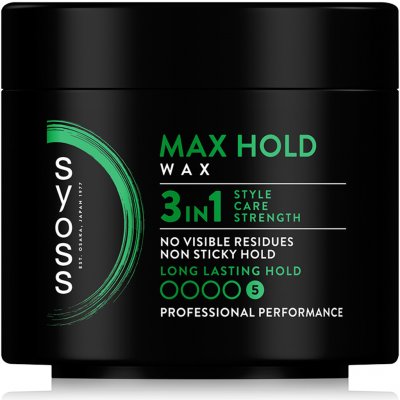 Syoss Max Hold stylingový vosk s extra silnou fixací 150 ml – Zboží Mobilmania