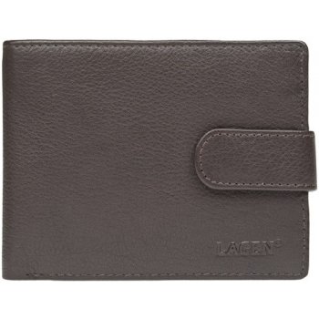 Lagen Pánská tmavě kožená peněženka Dark Brown C 22 L hnědá