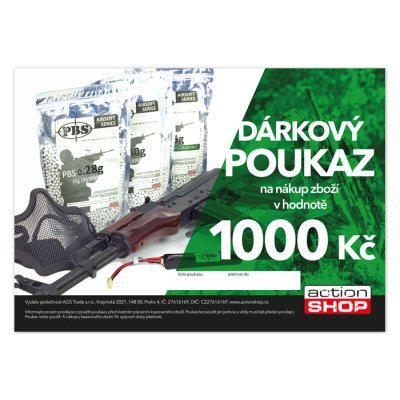 Dárkový poukaz 1000 Kč – Zbozi.Blesk.cz