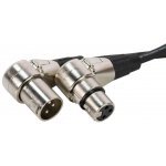 American DJ Kabel DMX 3-pin úhlový 1,5m – Sleviste.cz