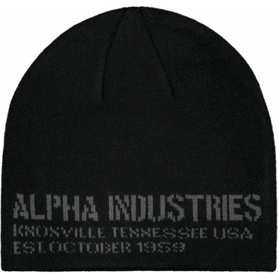 Alpha Industries Čepice Cone Beanie Black – Hledejceny.cz