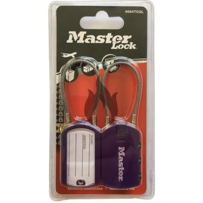 Master Lock 4684EURTCOL fialový 2 ks