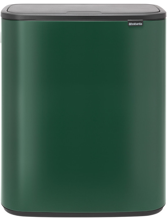 Brabantia Bo Touch Bin 2 x30 L tmavě zelená 304224