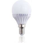 TESLA LED žárovka miniglobe BULB, E14, 3W, 3000K, teplá bílá – Hledejceny.cz