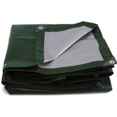 Kataro Zakrývací plachta zelená / šedá PE 200g/1m², PEZ2001506, 1,5x6m – Sleviste.cz