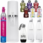 SodaStream Terra bílý + 3 lahve + bombička + 6 nápojů – Zboží Mobilmania