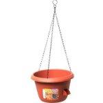Nohel Garden Žardinka samozavlažovací SIESTA závěsná antracit 25x16 cm – Zboží Mobilmania