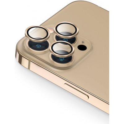 Pouzdro UNIQ OPTIX Camera Lens Protector iPhone 13 Pro/13 Pro Max Champagne gold – Zboží Mobilmania