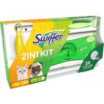 Swiffer 2v1 Kit mop + náhradní prachovka na podlahu 8 ks + násada malá + prachovka 1 ks sada – Zboží Mobilmania