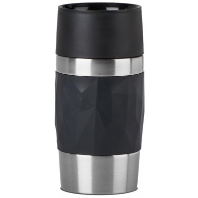 Emsa Izolovaný hrnek Travel Mug Compact černý 300 ml