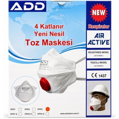 ADD Respirátor Air Active FFP3 bez ventilku 30 ks – Zboží Mobilmania