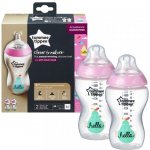 Tommee Tippee Kojenecká láhev C2N růžová 2ks 340ml – Hledejceny.cz