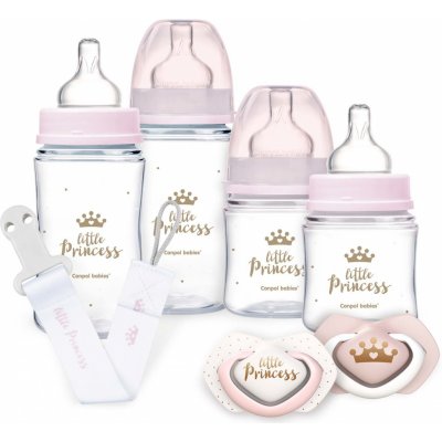 Canpol Babies novorozenecká sada Royal Baby Little Princess růžová