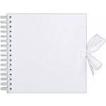 WEST DESIGN PRODUCTS LIMITED West Design Album kroužkové se stuhou 30 × 30 cm (200 g/m2, 42 listů) - bílé – Zboží Živě