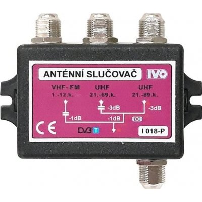 IVO I018-P slučovač VHF-FM/UHF/UHF – Zboží Živě