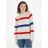 Dámský svetr a pulovr Tommy Hilfiger dámský vlněný svetr Béžový