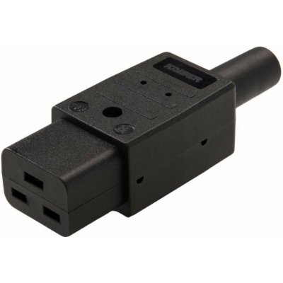 PREMIUMCORD Konektor napájecí 230V na kabel (samice, IEC C19) - cs220f16 – Zboží Mobilmania
