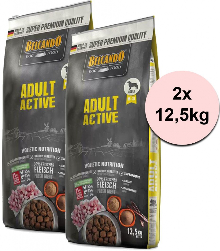 Belcando Adult Dog Active 2 x 12,5 kg