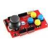 Programovatelná stavebnice HWKITCHEN Gamepad JoyStick Shield pro Arduino HW390