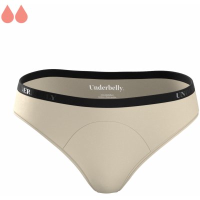 Underbelly menstruační kalhotky UNIVERS šampaň z polyamidu Pro slabší dny menstruace – Sleviste.cz