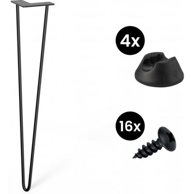 Walteco Hairpin 50528BP1 černá 4 ks – Zboží Dáma Walteco Hairpin 50528BP1 černá 4 ks – Zboží Dáma