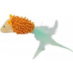 HipHop Cat Myš "Max" s rolničkou a peříčky 9 cm – Zboží Dáma