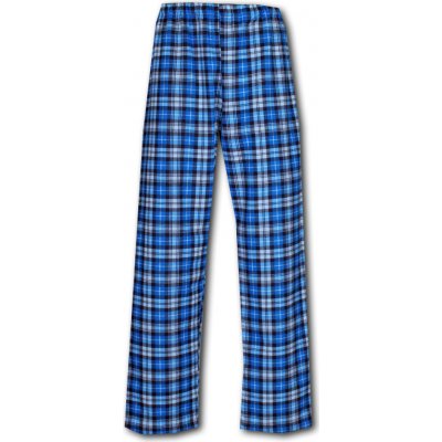 Luiz 116 pánské pyžamové kalhoty flanel modré – Zboží Mobilmania