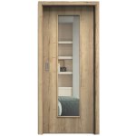 Sapeli Elegant Komfort M55 posuvné dub halifax 80 x 210 cm Čiré sklo – Hledejceny.cz