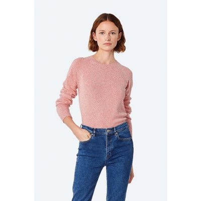 A.P.C. Pull Axelle Svetr z vlněné směsi WVBAF F23040 ROSE VIF dámský růžová