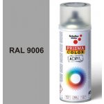 Schuller Eh'klar Prisma Color 91346 RAL 9006 Sprej šedý lesklý 400 ml, odstín barva bílá hliníková – Zbozi.Blesk.cz