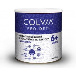 Colvia BEZ LAKTÓZY S COLOSTREM 6+ měsíců 900 g