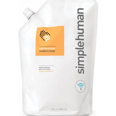 Simplehuman hydratační pěnové mýdlo náhradní náplň mandarinka 828 ml – Zboží Mobilmania