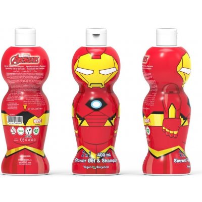 Iron Man sprchový gel a šampon 400 ml – Sleviste.cz