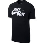 Nike NSW TEE JUST DO IT SWOOSH Černá Bílá – Hledejceny.cz