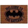 Rohožka CurePink DC Comics Batman: Welcome to the Batcave 60 x 40 cm hnědá [GP85021]