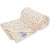 Dětská deka Kaarsgaren Letní deka z biobavlny králíčci béžová